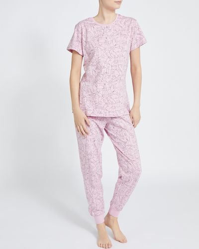 Long-Sleeved Knit Pyjamas