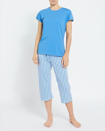 Short Sleeve Knit Crop Pyjama