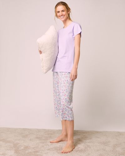 Cotton Cropped Pyjama Set