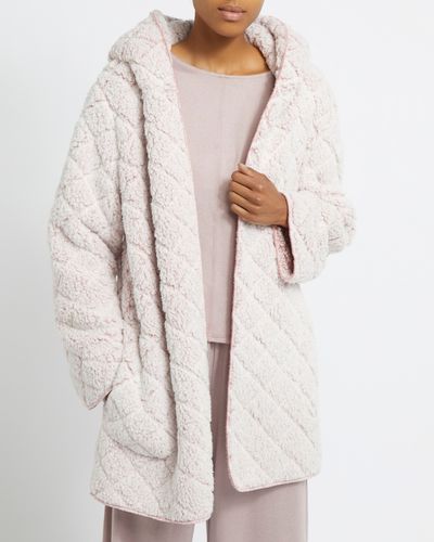 Quilted Fleece Dressing Gown thumbnail