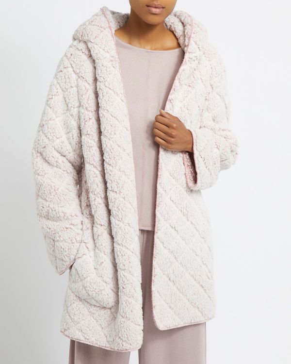 Quilted Fleece Dressing Gown