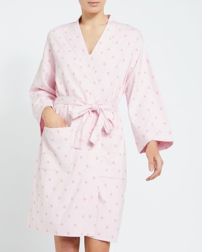 Cotton Waffle Dressing Gown thumbnail
