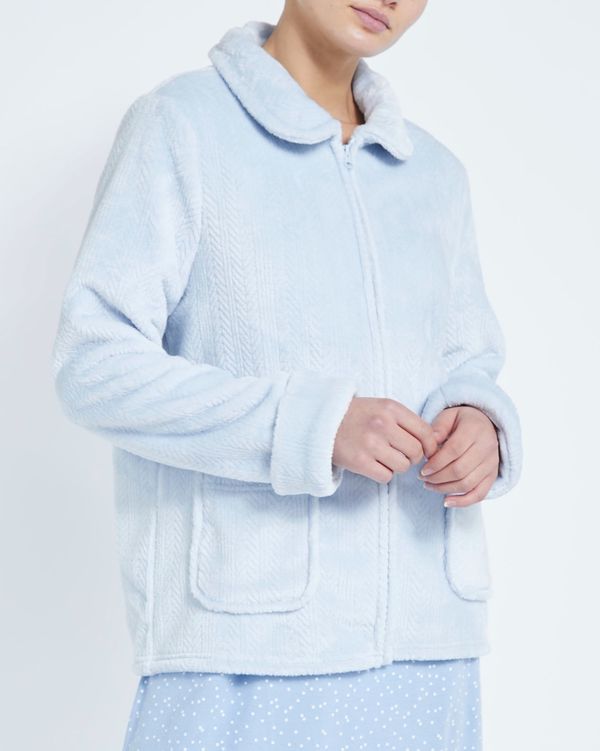 Dunnes Stores | Blue Traditional Bed Jacket