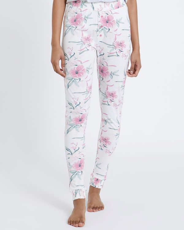 All-Over Print Floral Joggers