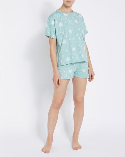 All-Over Print Pyjama Short Set