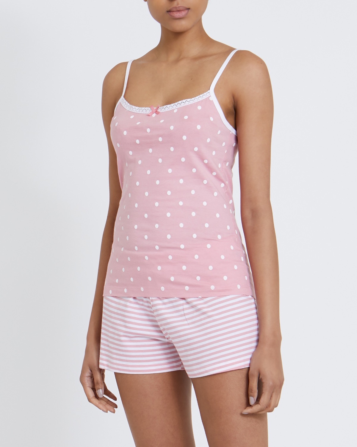 Dunnes Stores | Pink Cami Shorts Set