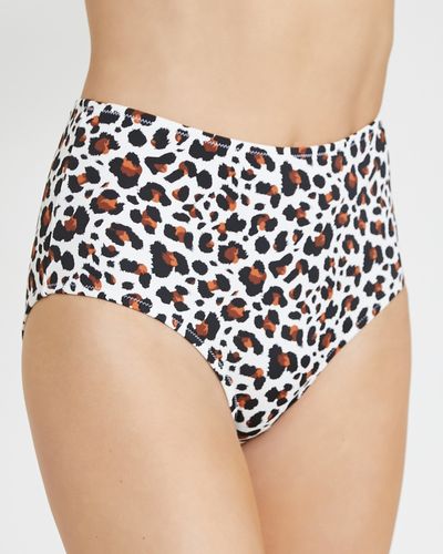 Leopard High Waist Bikini Bottoms thumbnail