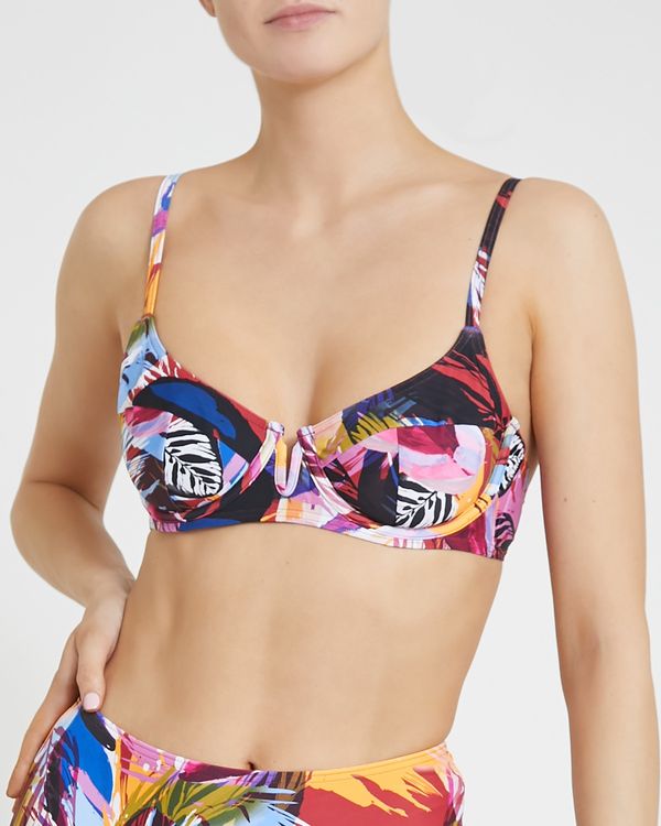 Sahara Print E-Cup Bikini Top