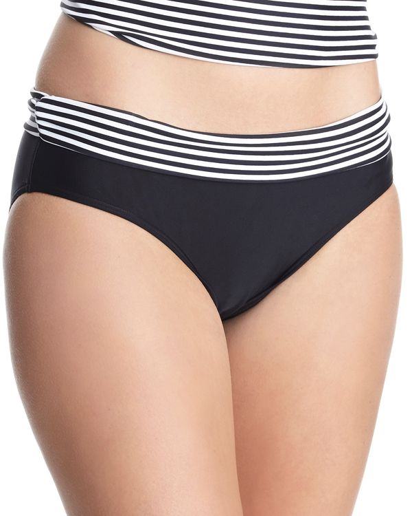 Stripe Fold Down Bikini Bottoms