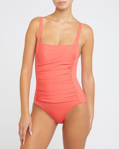 Square Neck Shaping Swimsuit