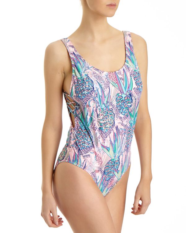 Malibu Lattice Side Swimsuit