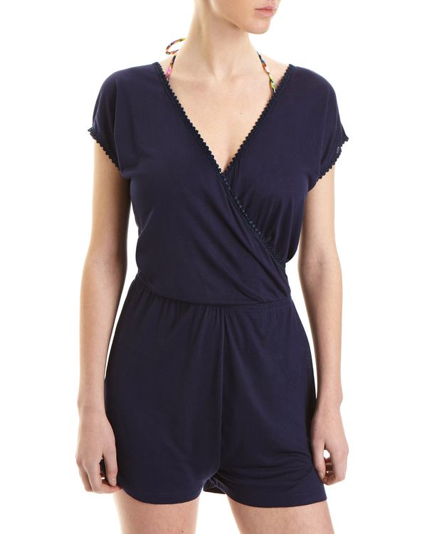 Cross Over Plunge Playsuit