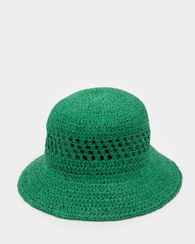 Green Crochet Bucket Hat