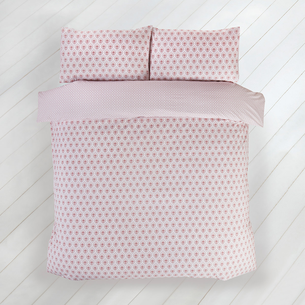 Dunnes Stores Pink Carolyn Donnelly Eclectic Geo Block Duvet Set