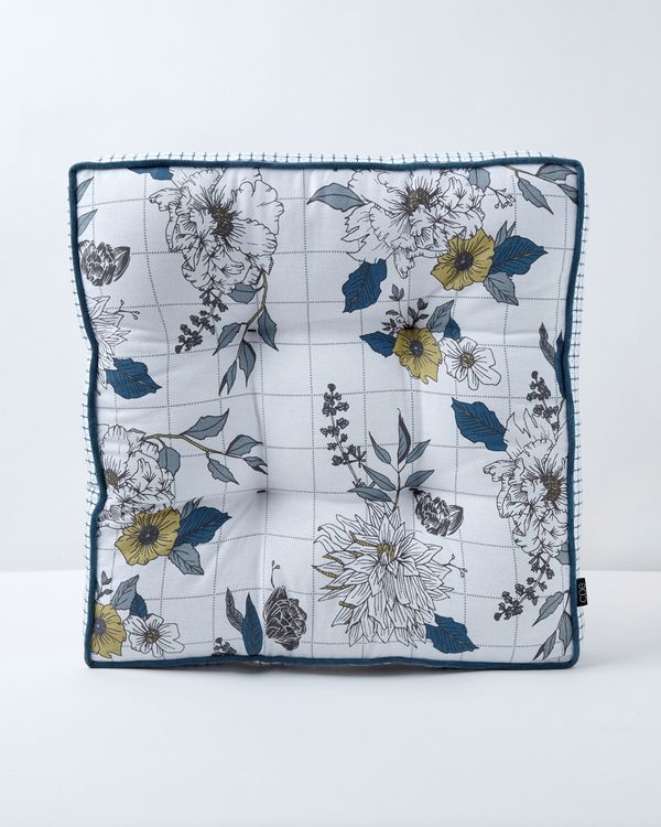 Carolyn Donnelly Eclectic Arona Printed Cotton Box Seat Pad