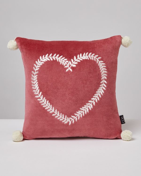 Carolyn Donnelly Eclectic Heart Scatter Cushion