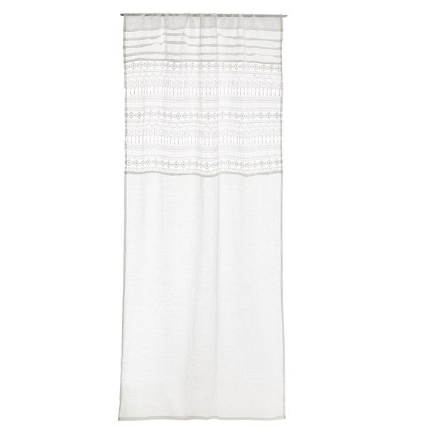 Carolyn Donnelly Eclectic Linen-Blend Voile Panel With Lace