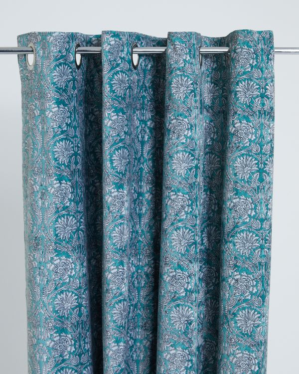 Carolyn Donnelly Eclectic Printed Velvet Curtains