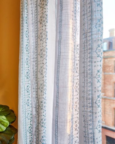 Carolyn Donnelly Eclectic Printed Cotton Curtain