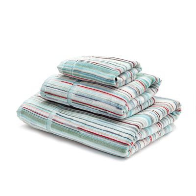 Carolyn Donnelly Eclectic Striped Bath Towel thumbnail