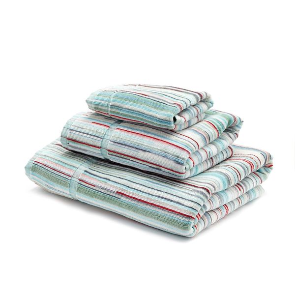 Carolyn Donnelly Eclectic Striped Bath Towel