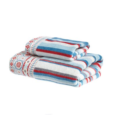 Carolyn Donnelly Eclectic Border Stripe Hand Towel thumbnail