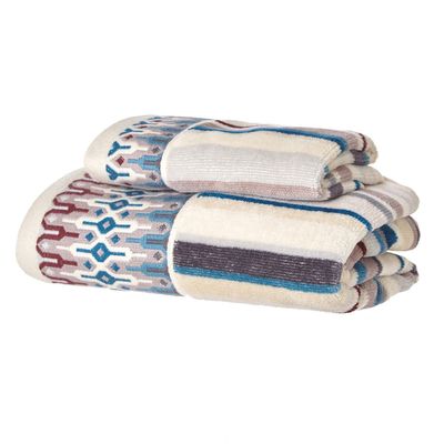 Carolyn Donnelly Eclectic Border Stripe Hand Towel thumbnail