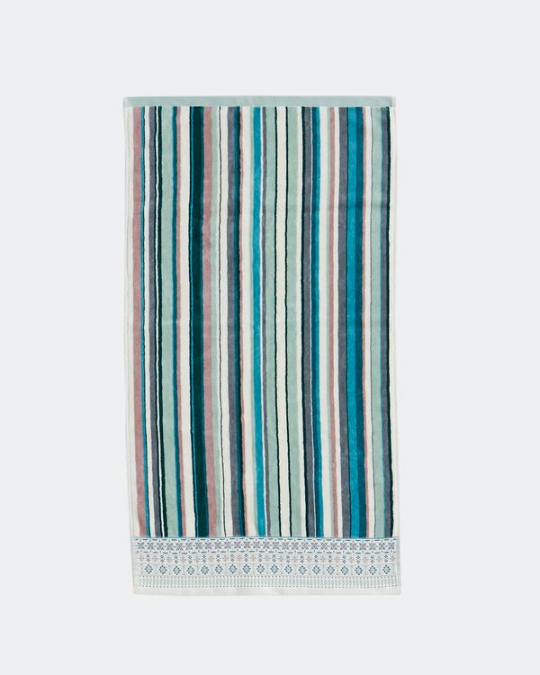 Carolyn Donnelly Eclectic Border Stripe Hand Towel