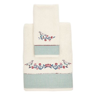 Carolyn Donnelly Eclectic Lily Embroidered Hand Towel thumbnail