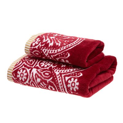 Carolyn Donnelly Eclectic Ruby Guest Towel thumbnail