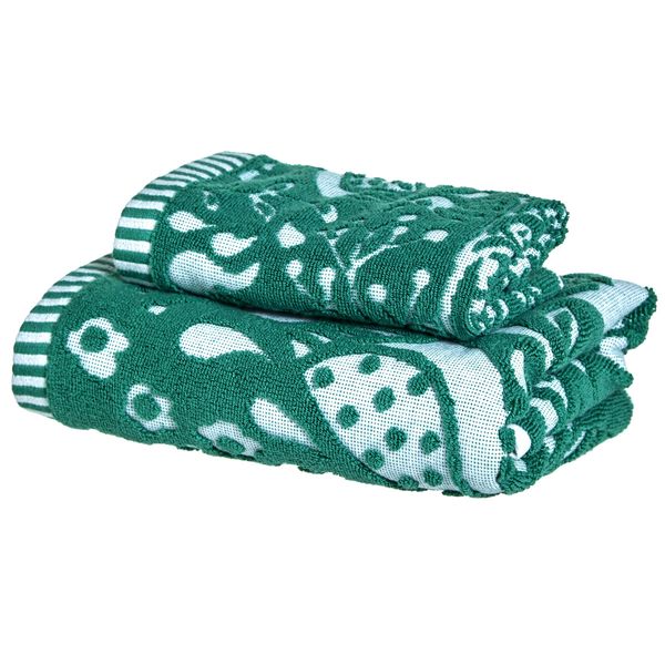 Carolyn Donnelly Eclectic Bird Bloom Guest Towel