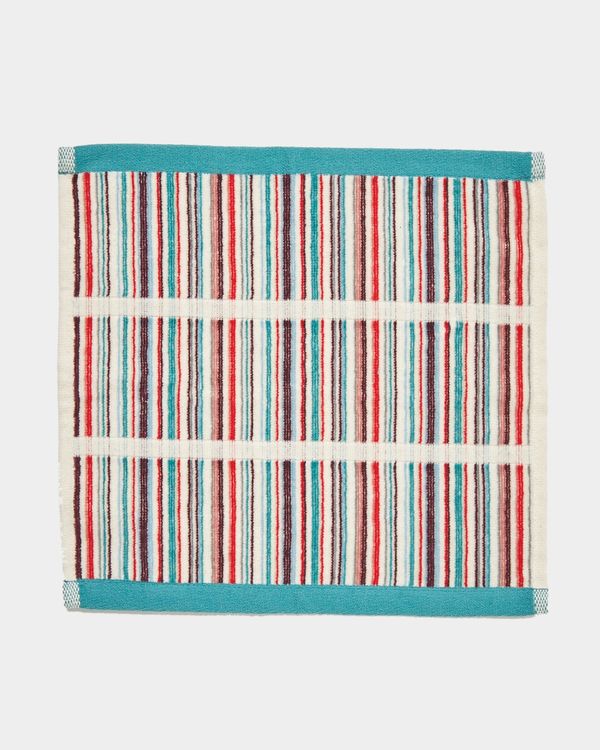 Carolyn Donnelly Eclectic Blocked Stripe Face Cloth