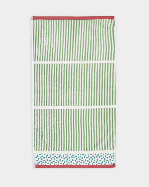 Carolyn Donnelly Eclectic Stripe Velour Hand Towel