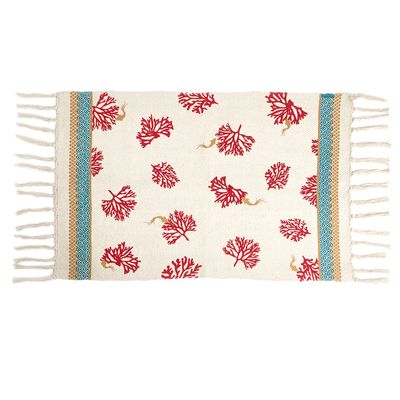 Carolyn Donnelly Eclectic Floral Bath Mat thumbnail