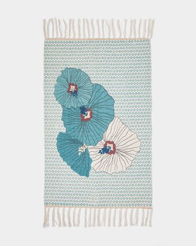 Carolyn Donnelly Eclectic Floral Bath Mat thumbnail