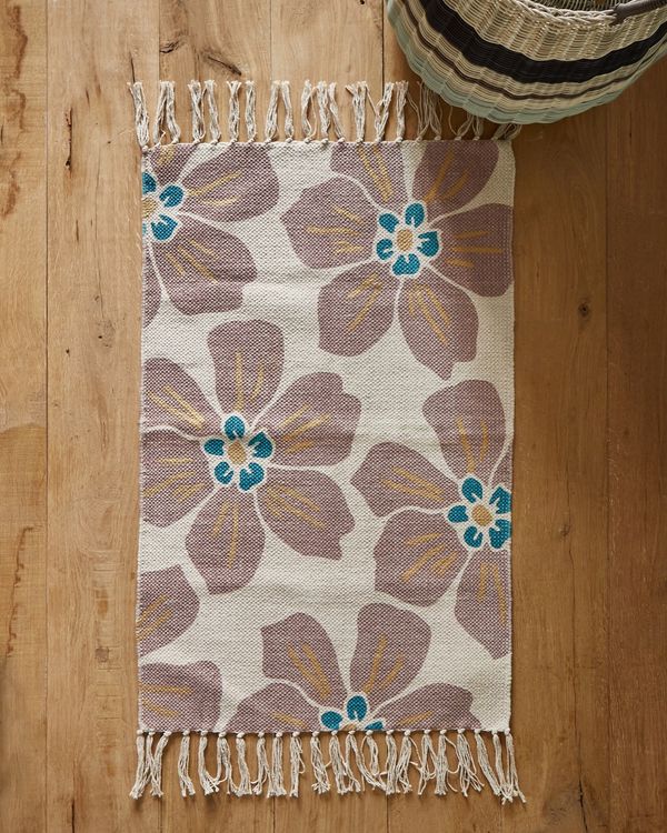 Carolyn Donnelly Eclectic Floral Bath Mat