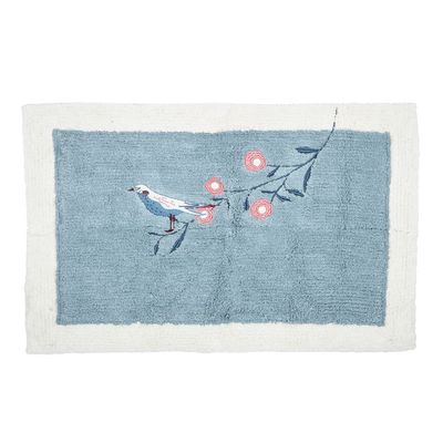 Carolyn Donnelly Eclectic Embroidered Tufted Bathmat thumbnail