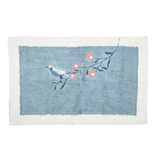 Carolyn Donnelly Eclectic Embroidered Tufted Bathmat