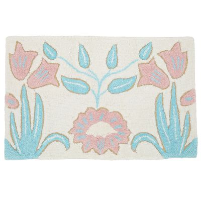 Carolyn Donnelly Eclectic Lurex Embroidered Bath Mat thumbnail