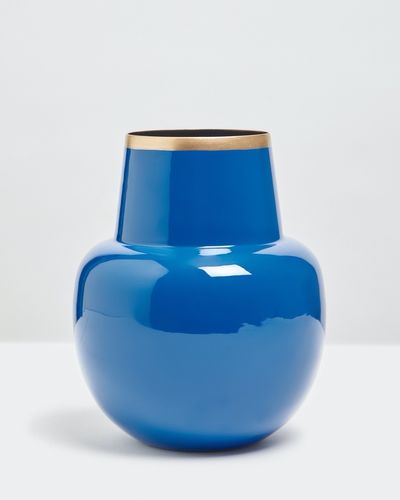 Carolyn Donnelly Eclectic Medium Enamel Vase thumbnail