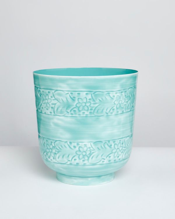 Carolyn Donnelly Eclectic Enamel Planter