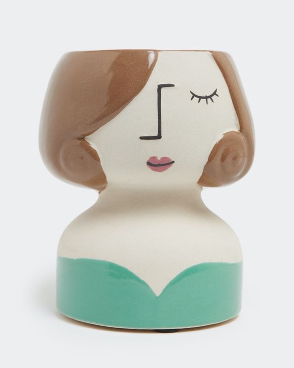 Carolyn Donnelly Eclectic Small Lady Face Vase