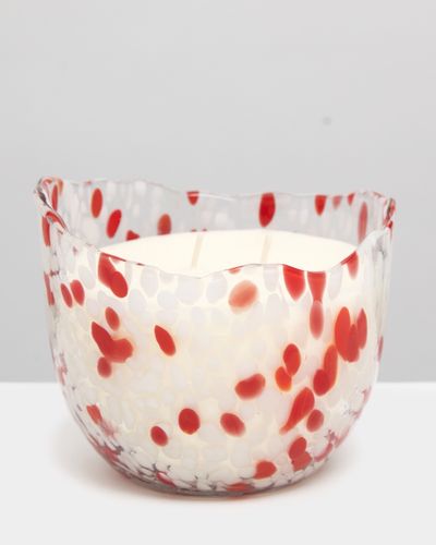 Carolyn Donnelly Eclectic Medium Glass Marbled Candle