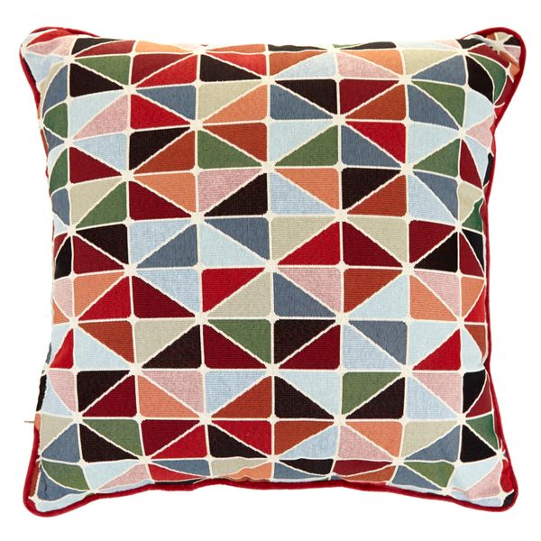 Carolyn Donnelly Eclectic Graphic Geo Cushion