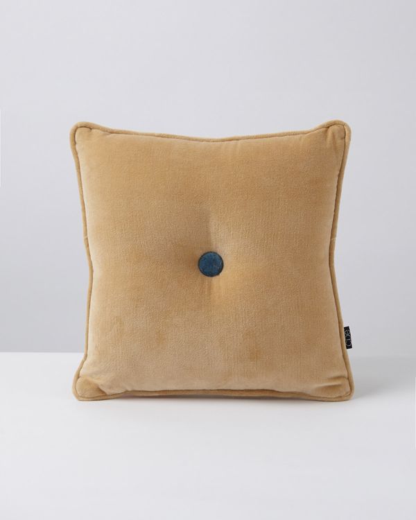 Carolyn Donnelly Eclectic Velvet Button Cushion