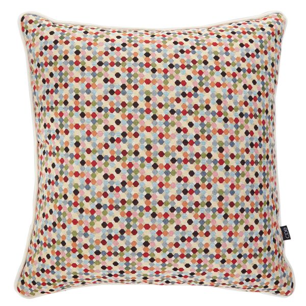 Carolyn Donnelly Eclectic Geo Multi Spot Cushion