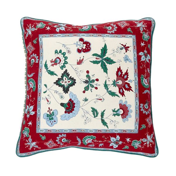 Carolyn Donnelly Eclectic Printed Cotton Cushion