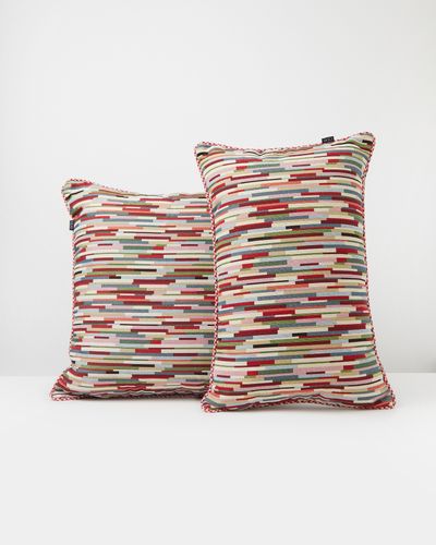 Carolyn Donnelly Eclectic Geo Stripe Cushion thumbnail