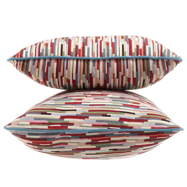 Carolyn Donnelly Eclectic Geo Stripe Cushion