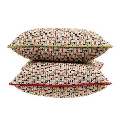 Carolyn Donnelly Eclectic Geo Multi Spot Cushion thumbnail